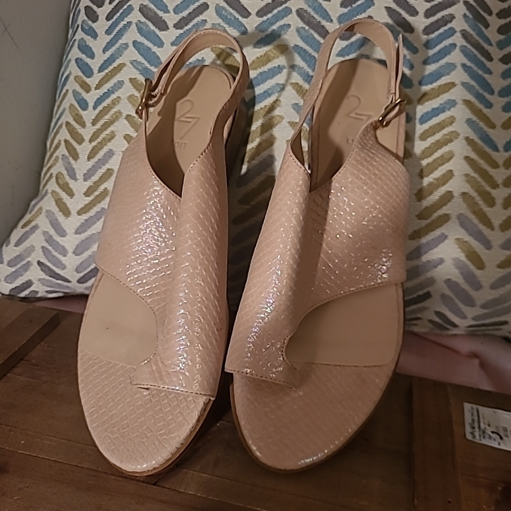 Naturalizer 27 Edit Emma Slingback Sandals, Python Natural - Picture 3 of 6